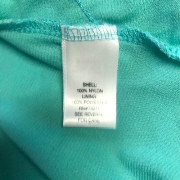 Apt 9 Ruffled Short Sleeve Top in Blue/Green - Size Small - Picture 5 of 6